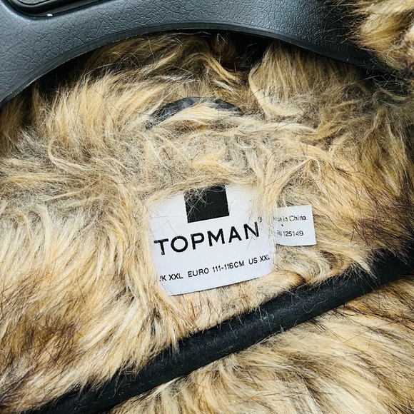 Topman Faux Fur Bomber Jacket - Picture 2 of 2